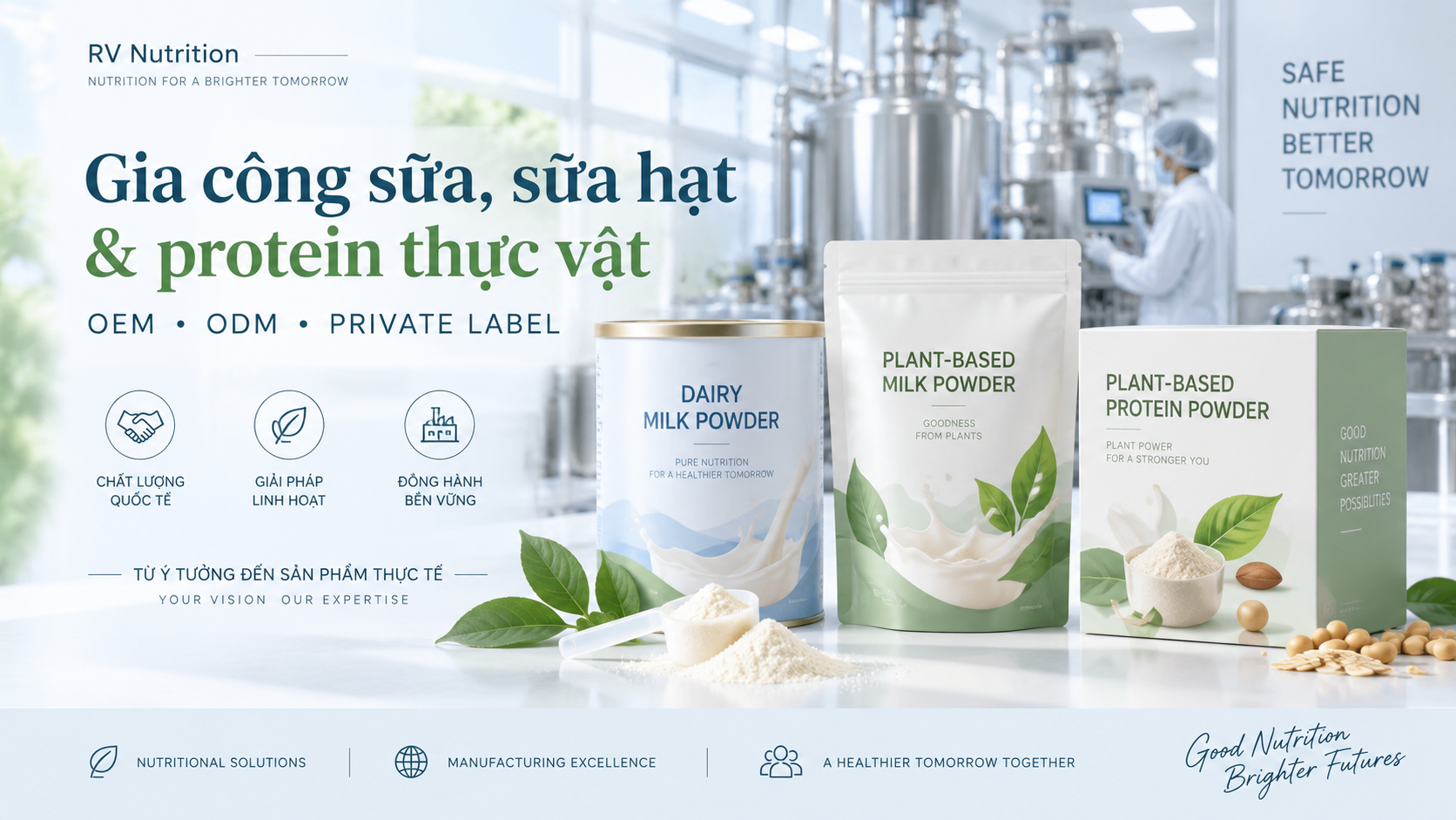 Gia Công Dinh Dưỡng Thế Hệ Mới Gia Công Dinh Dưỡng Thế Hệ Mới
